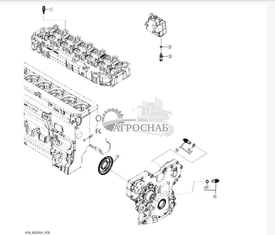 6730 Датчики двигателя 